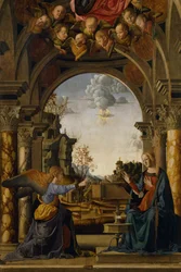 Annunciatie, door Marco Palmezzano