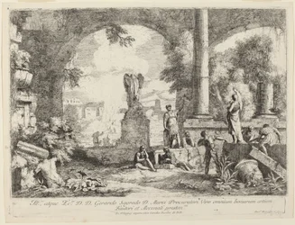 Landschap met Klassieke Ruïnes