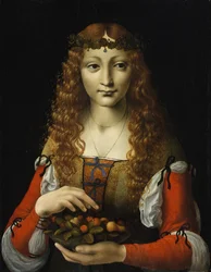 Meisje met kersen, ca. 1491-95