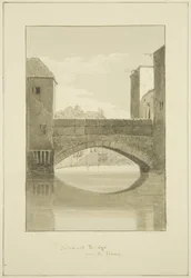 Bridewell Brug over de Frome, kijkend naar het Noorden