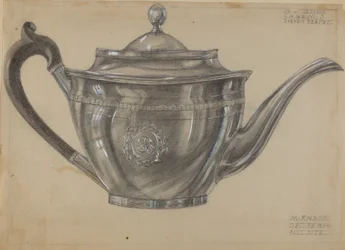 Zilveren Theepot