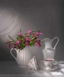 Elegante bloemen voor bij de thee