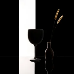 Minimalistisch zwart-witstilleven
