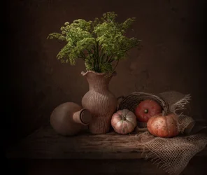 Rustiek herfststilleven