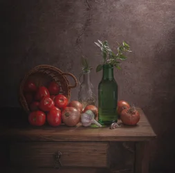 Ingrediënten voor een rustieke keuken
