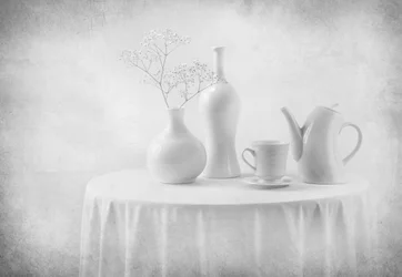 Witte stilstand: elegantie