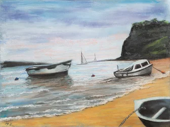 Shaldon Beach South Devon