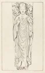 Bisschop Wulstan, in Worcester Cathedral