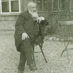 Portret van de componist Johannes Brahms 1833-1897, 1894
