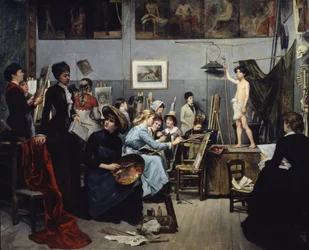 Het Atelier van Academie Julian