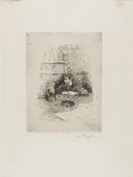Portret van Eduardo Zamaçois, Spaans schilder
