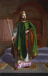Portret van koning Garcia I van Oviedo (910-914)