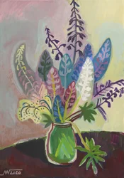 Kleurrijk botanisch stilleven