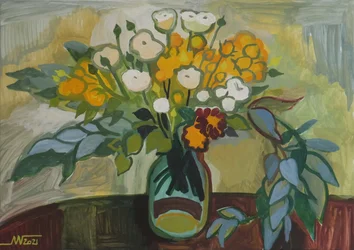 Levendig bloemstilleven