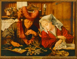 De geldwisselaar en zijn vrouw