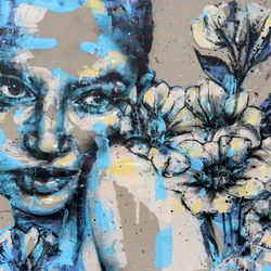 Somnium No. 1, Serie XV, 2024 (acryl en olieverf op omgekeerd doek)