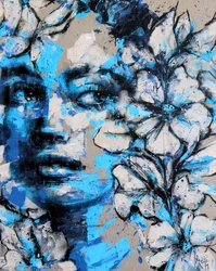 Somnium No. 3, Serie XV, 2024 (acryl en olieverf op omgekeerd doek)