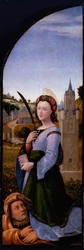 Drieluik: Sint Barbara