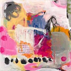 Inspirerende abstracte collage