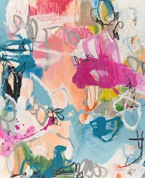 Levendige abstracte expressie