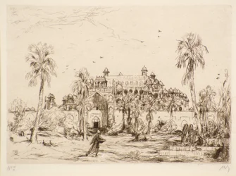 Paleis in Noord-Afrika