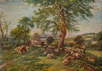 Heuvel en dal, ca. 1900