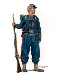 10e Infanterieregiment van New York, National Zouaves, 1e uniform uit 1861, 2024