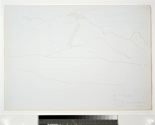 Berglandschap met Wolken