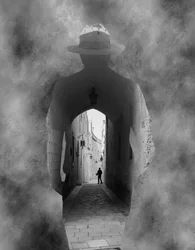 Mysterieuze weg van een man