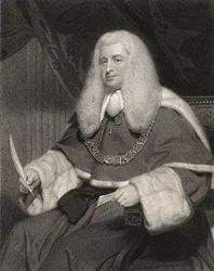 Lord Lloyd Kenyon, gegraveerd door William Holl uit 