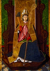 Sint Blasius op de troon, ca. 1480