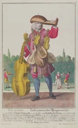 De Instrumentenmaker, c.1735, gepubliceerd in Augsburg