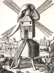 Het Kostuum van de Molenaar (gravure)