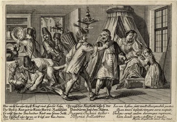 De Pandurs bezoeken de Joden