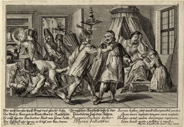 De Pandurs bezoeken de Joden, ca. 1756