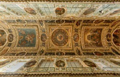 Plafond van de Trinità kapel (foto)