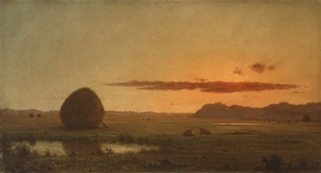 Zonsondergang, Newburyport Meadows