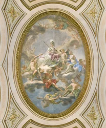 La Sapienza, plafond van de Salone d