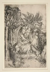 De vlucht naar Egypte, uit de serie Het leven van de Maagd