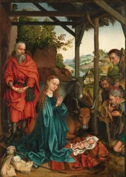 De Geboorte van Christus met de Aanbidding van de Herders