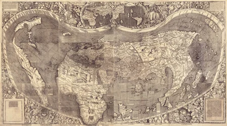 Wereldkaart Universalis Cosmographia, 1507