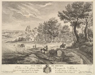 Uitzicht nabij Brugge Vue Près de Bruges