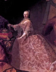 Duits: Kaiserin Maria Theresia Maria Theresia van Oostenrijk op 35-jarige leeftijd