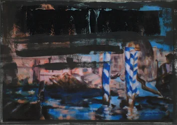 Canal Grande abstract zwart 1