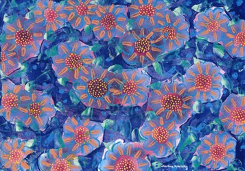 Bloemen in grootmoeders tuin