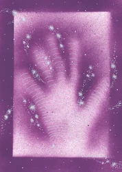 Galaxy en zilveren sterren