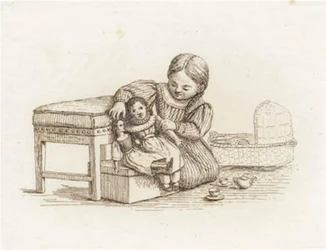 Illustratie voor "Halvhundrede Fabler for Børn" van Hey