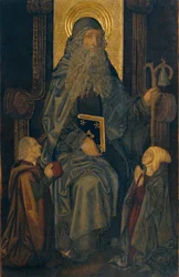 Sint Antonius de Abt en donateurs