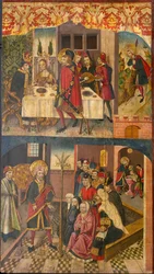 Sint Christoffel neemt afscheid van de koning die Satan vreesde, Sint Christoffel en zijn bekeerlingen
