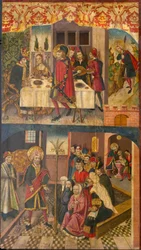 Sint Christoffel Neemt Afscheid van de Koning die Satan Vreesde; Sint Christoffel en Zijn Bekeerlingen